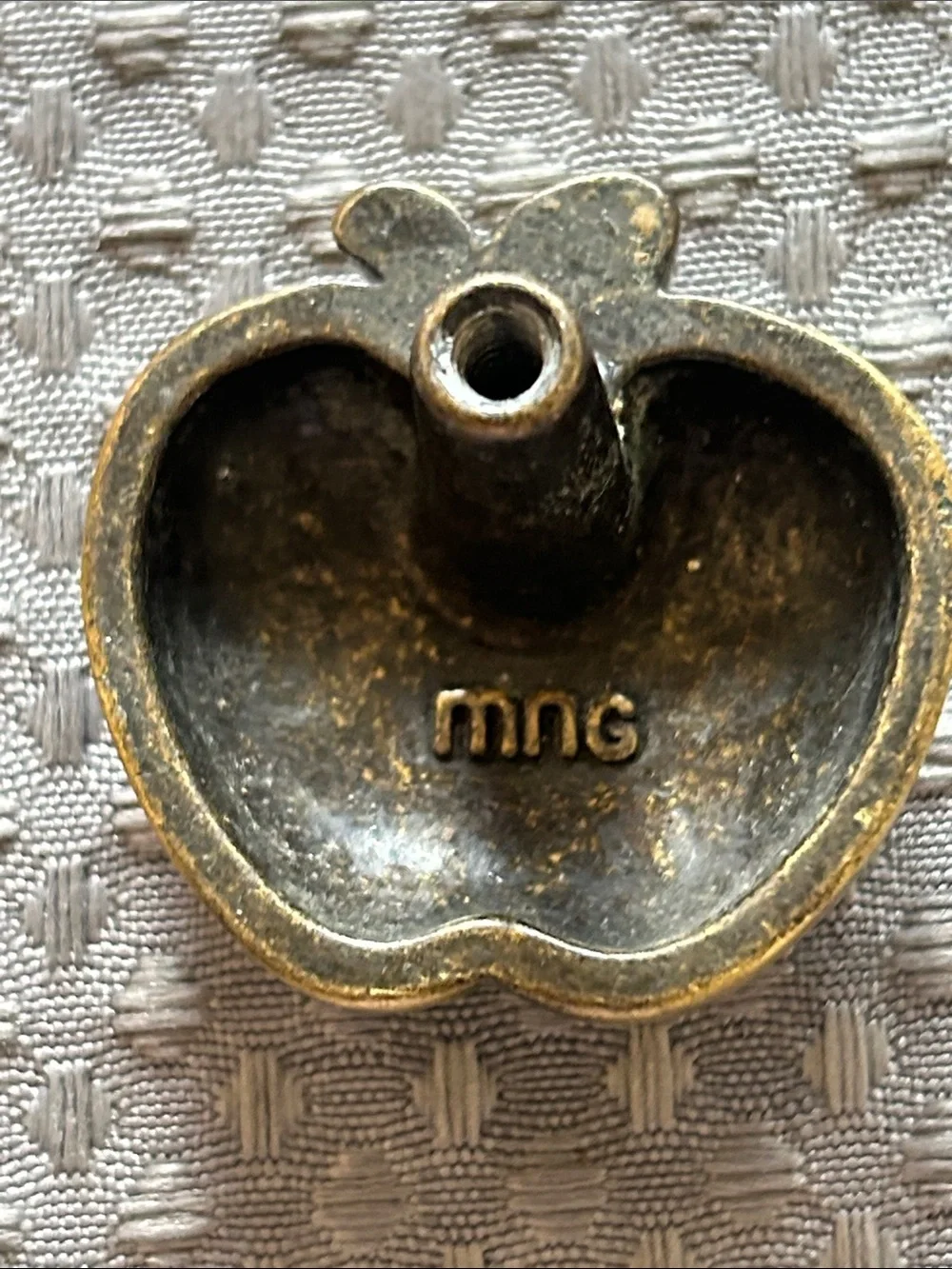 Brass Apple Decorative Accent Pieces - Set of 8